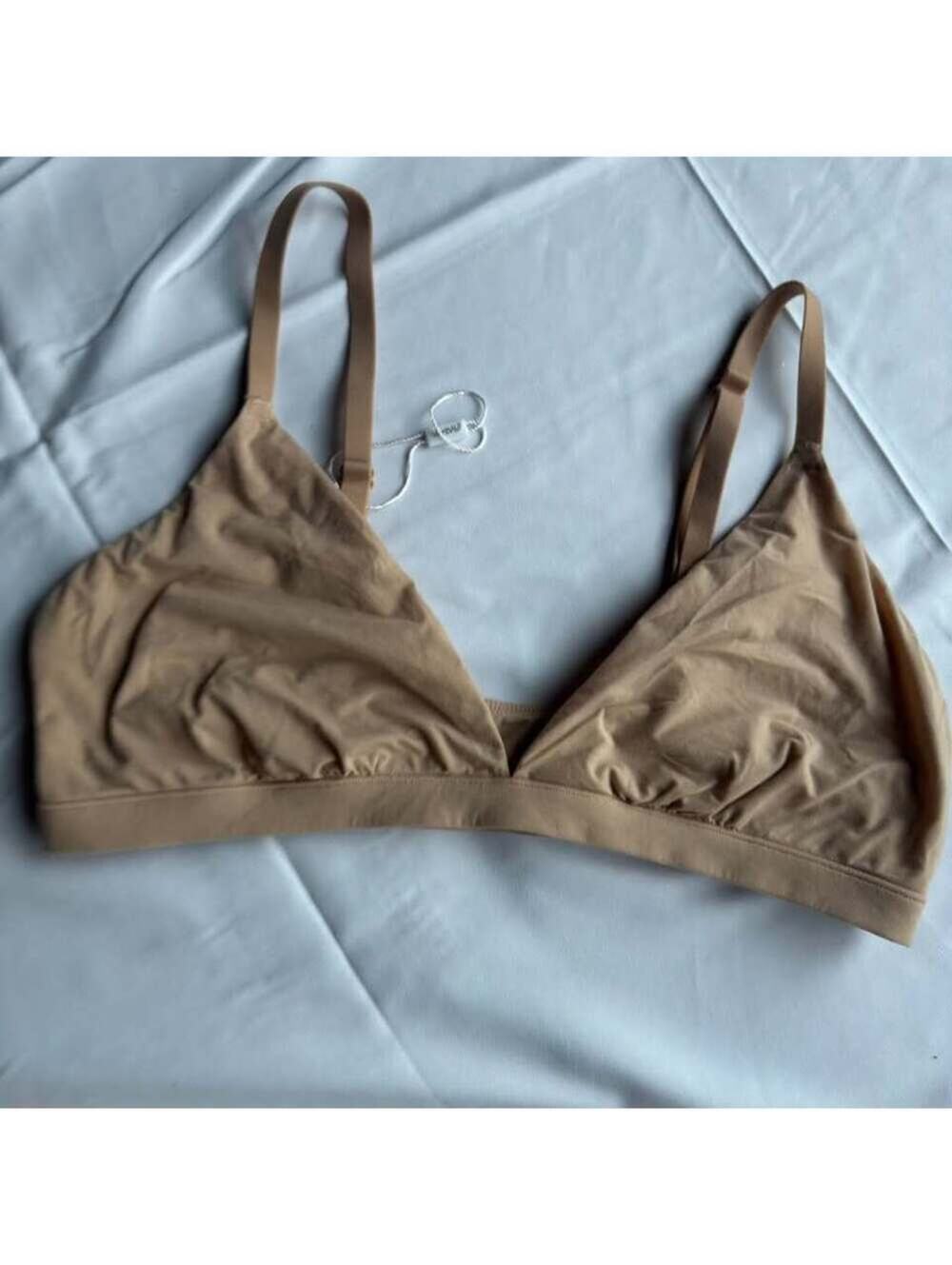 Nude Wireless Bralette - Large
